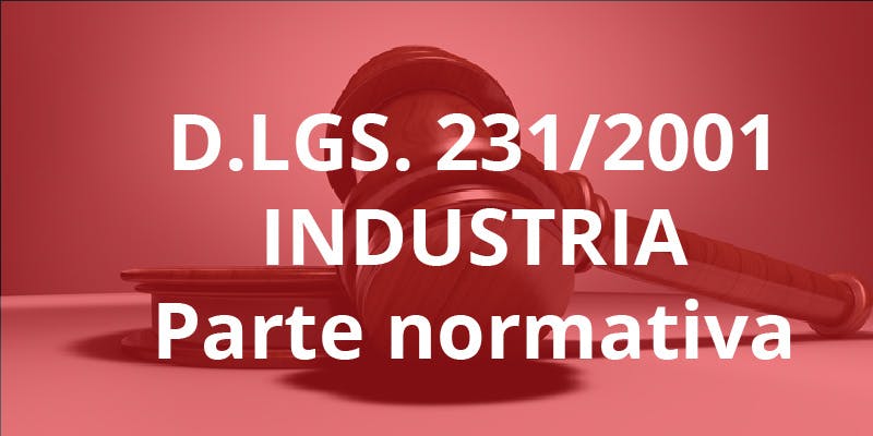 D.LGS. 231/2001 per l'Industria - Parte normativa